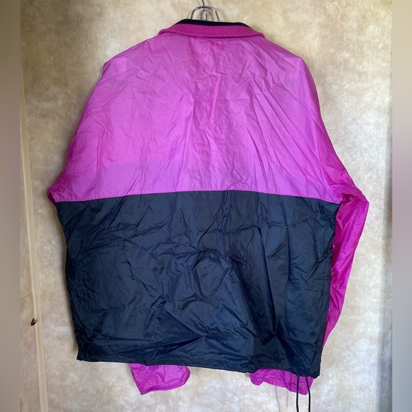 Vintage Hondaline Scooter Mania Pink and Black Windbreaker 80s Unisex Small - Picture 5 of 7